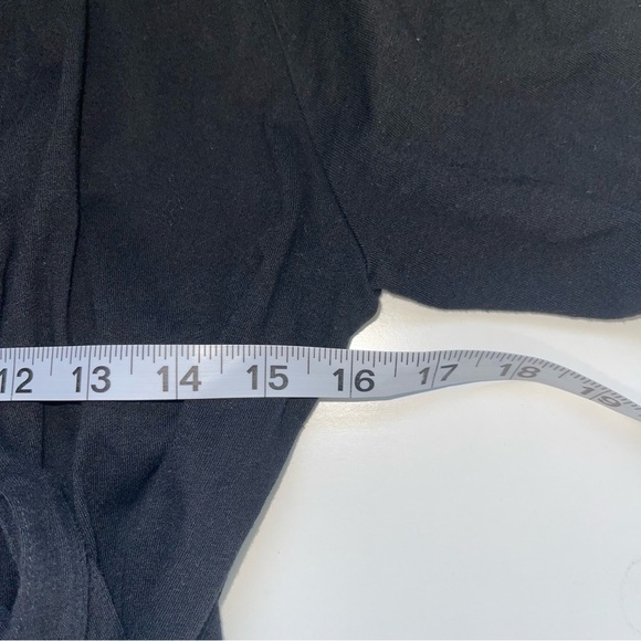 LOFT Black Short Sleeve Wrap Top - Picture 6 of 10